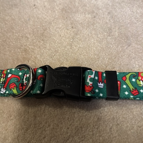 NWT Yellow Dog brand Christmas Dog Collar Size Large 18”-28” - Picture 3 of 3